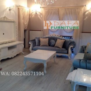 Set Sofa Tamu Modern Duco Putih Terbaru