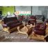 Set Sofa Tamu Ukir Mewah Emas Terbaru
