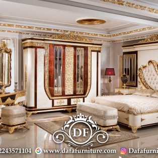 Set Tempat Tidur Mewah Luxury Classic Design DFJ-165
