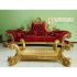 Sofa Tamu Mewah Model Timur Tengah Warna Emas