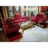 Set Sofa Ruang Tamu Ukir Mewah Klasik Lengkung Terbaru